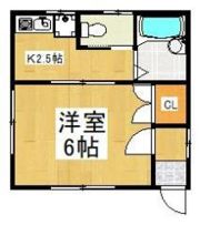 ホワイトハウスBの間取り画像