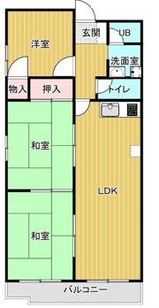 ソシアハイツオクダの間取り画像
