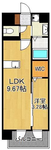 KSK南小倉コアプレイスの間取り画像