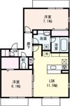 ラヴィベルセタ A棟の間取り画像