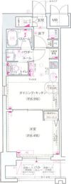 エステムコート心斎橋EASTIIラヴァンツァの間取り画像