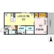 カルテット B棟の間取り画像