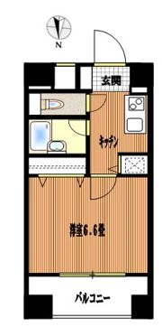 OLIO早稲田の間取り画像