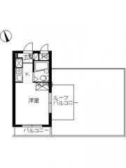 スカイコート都立大学の間取り画像