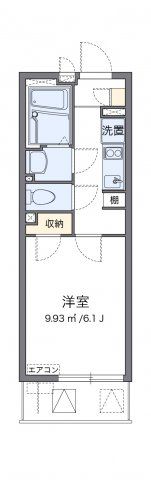 クレイノ朝潮橋の間取り画像