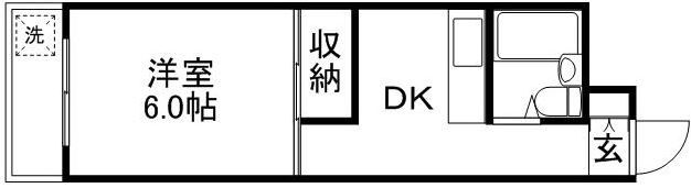 桜堤ハイツの間取り画像