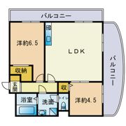 ダイアパレス大手門第2の間取り画像