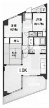 コム古川橋の間取り画像