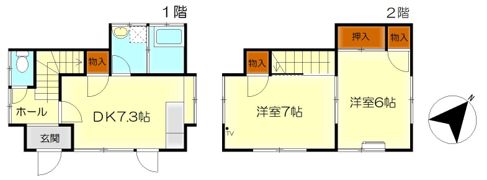 HIEDAアパートの間取り画像