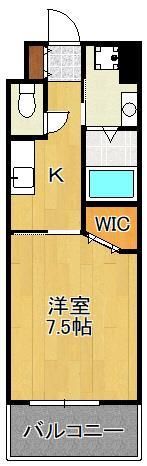 アルゴヴィラージュ工大前の間取り画像