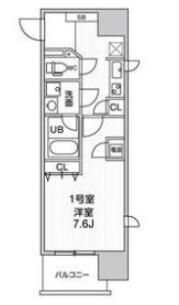 グレンパーク新大阪Ⅱの間取り画像
