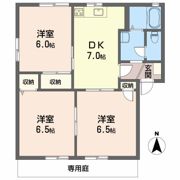 ディアス三町 A棟の間取り画像