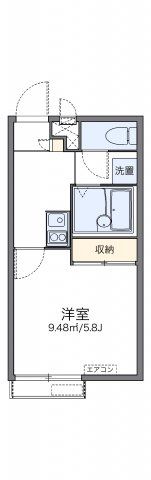 レオパレス清水の間取り画像