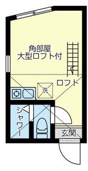 ユナイト 日吉カッサーノの間取り画像