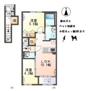 小信中島新築アパートの間取り画像