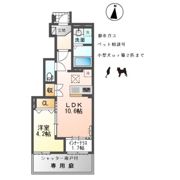 小信中島新築アパートの間取り画像