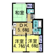 レオハイムの間取り画像