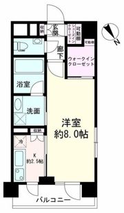デュオステージ横濱赤門通りの間取り画像