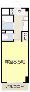 シャルムマンションの間取り画像