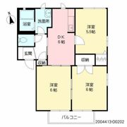 サクラージュ D棟 Dの間取り画像