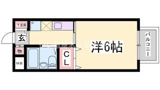 中山手ガーデンパレスB棟の間取り画像