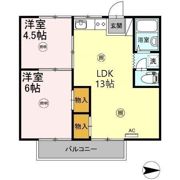 山田アパートの間取り画像