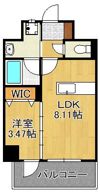 プレジデンス ザ 小倉の間取り画像