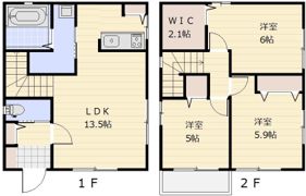 差間戸建て Aの間取り画像