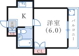 ヴィラパックス神戸の間取り画像