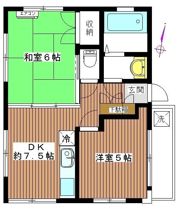 ハイツ碧い鳥の間取り画像