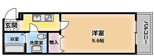 サン・ルモンド岡山手の間取り画像