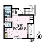 Wind Word HANAHATAの間取り画像