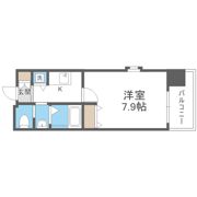 クラウンハイム北心斎橋フラワーコートの間取り画像