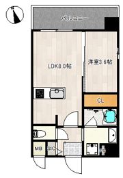 レクシア阪南町の間取り画像