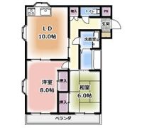 ハイツ北口の間取り画像