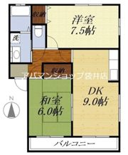 サンフローラ袋井Aの間取り画像