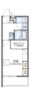 レオパレス秀の間取り画像