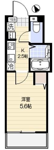 エクセラン大宮の間取り画像