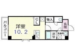 カーネリアンコート．T・Sの間取り画像