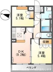 イーストリバーⅢの間取り画像