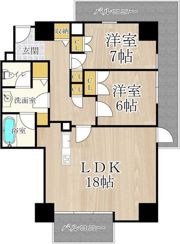 ザ・グランドビュー・オオサカの間取り画像