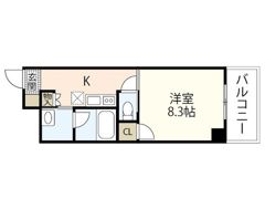 Gold Court楽々園の間取り画像