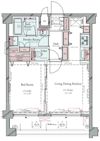 プラシア蒲田 THE GRAND RESIDENCEの間取り画像