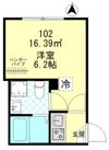 クレール蓮根の間取り画像