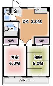 永本マンションの間取り画像