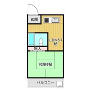 クレスト府中の間取り画像