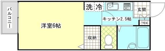 コーポスズキの間取り画像