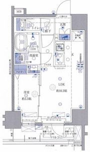 ブリシア横濱石川町の間取り画像