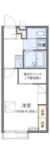 レオパレスウイングコートヤチヨの間取り画像