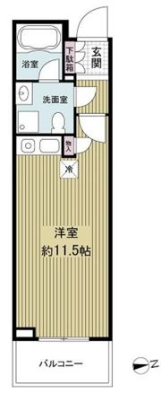 白金タワー・タワー棟の間取り画像